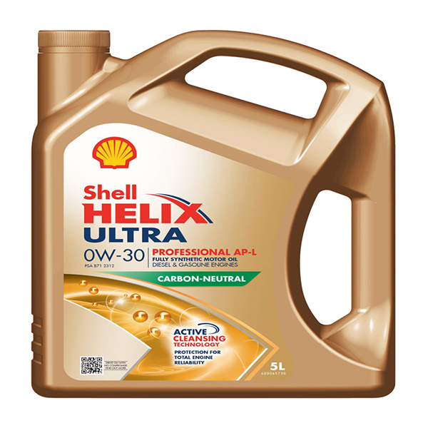 Shell Helix Ultra Professional AP-L Engine Oil - 0W-30 - 5Ltr