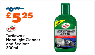 Turtlewax Headlight Cleaner and Sealant 300ml