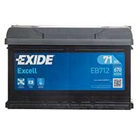 Exide Excel Car Battery 100 (71Ah) - 3 Year Guarantee - W096SEExide Excel Car Battery 100 (71Ah) - 3 Year Guarantee - W096SE