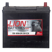 Lion Car Battery - 156 - 3 Year GuaranteeLion Car Battery - 156 - 3 Year Guarantee