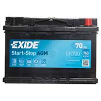 Exide AGM Stop/Start 096 70AH 760CCA Car Battery - 3 Year GuaranteeExide AGM Stop/Start 096 70AH 760CCA Car Battery - 3 Year Guarantee