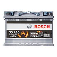 Bosch S5A08 AGM Stop/Start 096 70AH 760CCA Car Battery - 3 Year GuaranteeBosch S5A08 AGM Stop/Start 096 70AH 760CCA Car Battery - 3 Year Guarantee