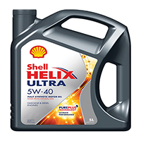 Shell Helix Ultra Engine Oil - 5W-40 - 5LtrShell Helix Ultra Engine Oil - 5W-40 - 5Ltr