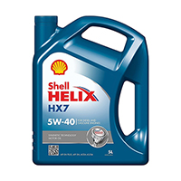 Shell Helix HX7 Engine Oil - 5W-40 - 5LtrShell Helix HX7 Engine Oil - 5W-40 - 5Ltr