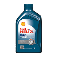 Shell Helix HX7 Engine Oil - 5W-40 - 1LtrShell Helix HX7 Engine Oil - 5W-40 - 1Ltr