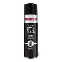 Simoniz Satin Black Spray Paint 500mlSimoniz Satin Black Spray Paint 500ml