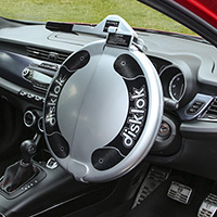 DISKLOK Steering Lock (Silver) LargeDISKLOK Steering Lock (Silver) Large
