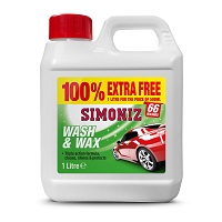 Simoniz Shampoo & Wax 100% Extra Free (Total 1L)