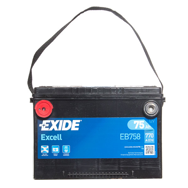 EB608 Exide Exell 12V 60Ah 640A Car Battery