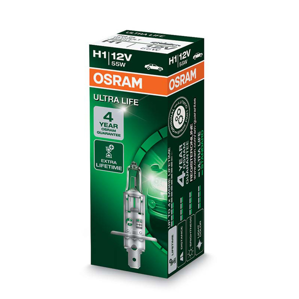 Osram Ultra Life H1 448 Headlamp Bulb - Single Boxed