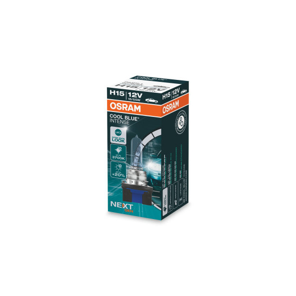 Osram Cool Blue Intense H15 headlight bulb with a Xenon look (1