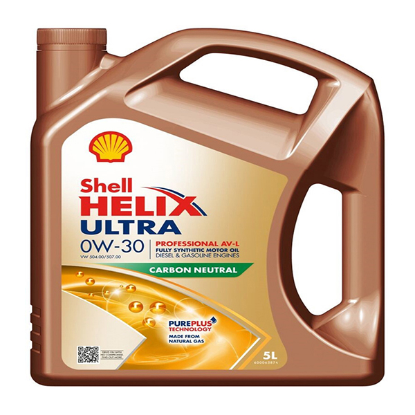 Shell Helix Ultra Professional AV-L Engine Oil - 0W-30 - 5Ltr