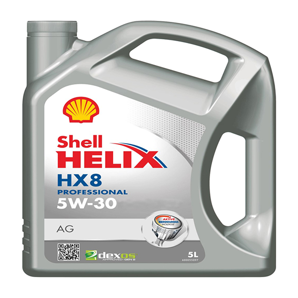 Shell Helix HX8 Professional AG Engine Oil - 5W-30 - 5Ltr