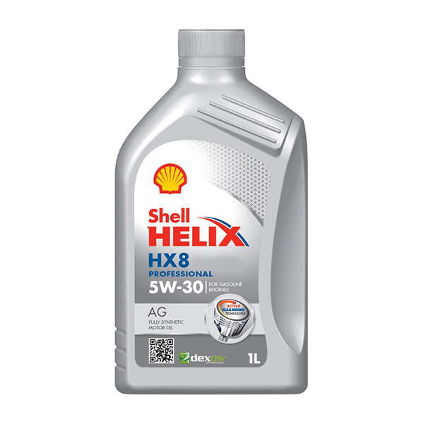 Shell Helix HX8 Professional AG Engine Oil - 5W-30 - 1Ltr