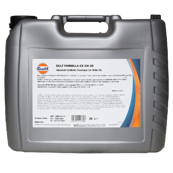 Gulf Formula Cx 5w 30 C2 C3 Engine Oil ltr Car Parts 4 Less