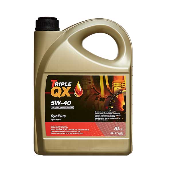 Triple Qx Fully Syn Engine Oil 5w 40 A3/b4 5ltr Triple Qx Fully Syn Engine Oil 5w 40 A3/b4 5ltr
