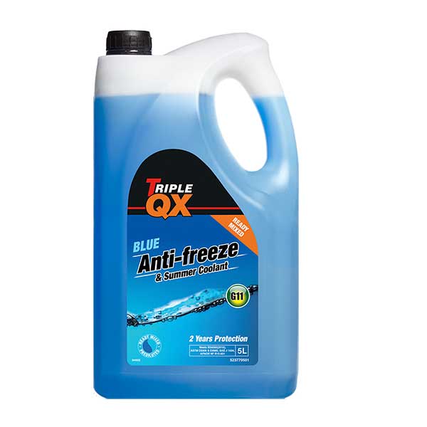 TRIPLE QX Blue Ready Mixed Antifreeze/Coolant 5Ltr