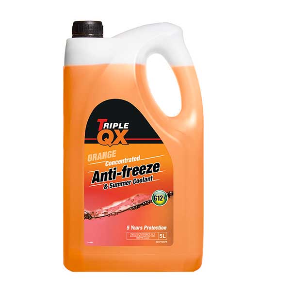 TRIPLE QX Orange Concentrated Antifreeze/Coolant - 5ltr