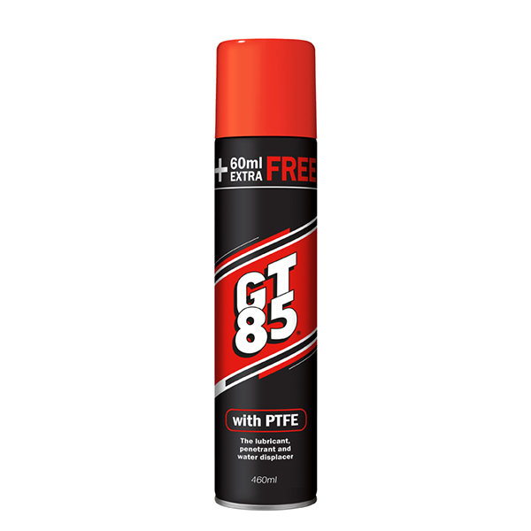 GT85 Multi-Purpose PTFE Spray Lubricant Oil 400ml + 60ml Free