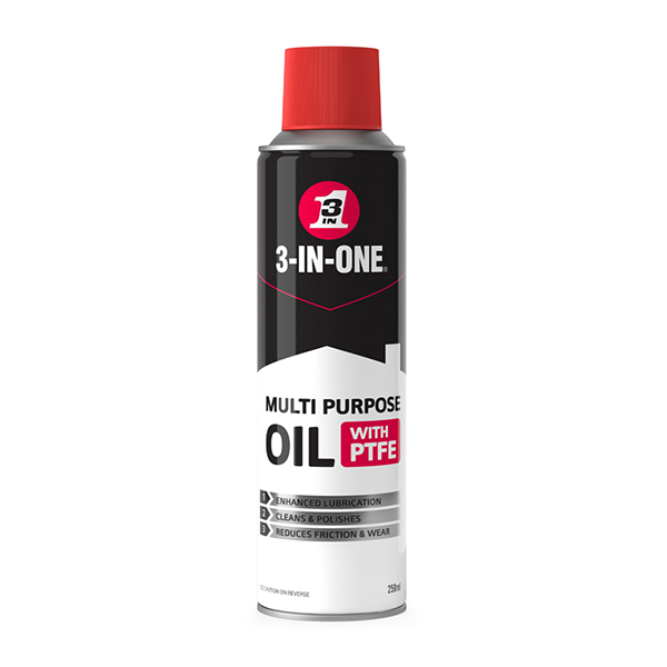 3-IN-ONE Multi-Purpose Oil Spray with PTFE 250ml