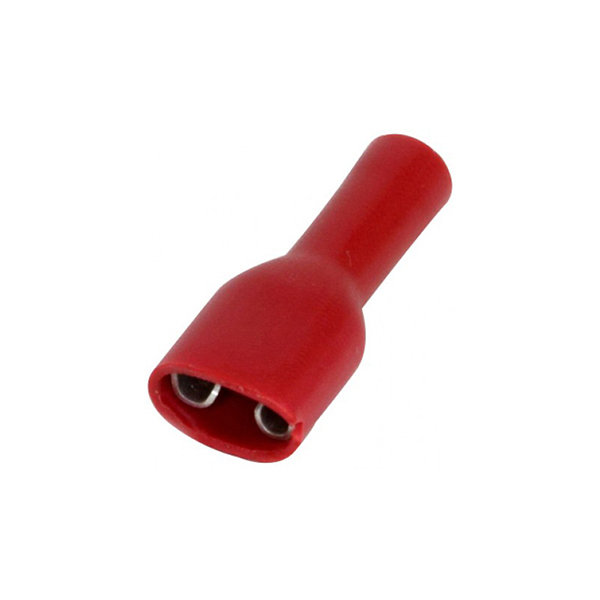 Pearl DAP4002 Terminals Spade Ins Red 210 Medium Female Pk 10