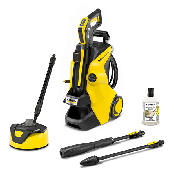 Karcher K5 Power Control Home Pressure Washer with Home Accessories Bundle