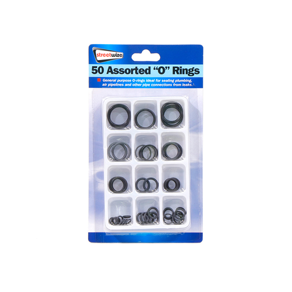 Buy 50 x Assorted Rubber O Ring Rings Plumbing DIY Tap Sink Washers Car  Seals Air Online at desertcartINDIA