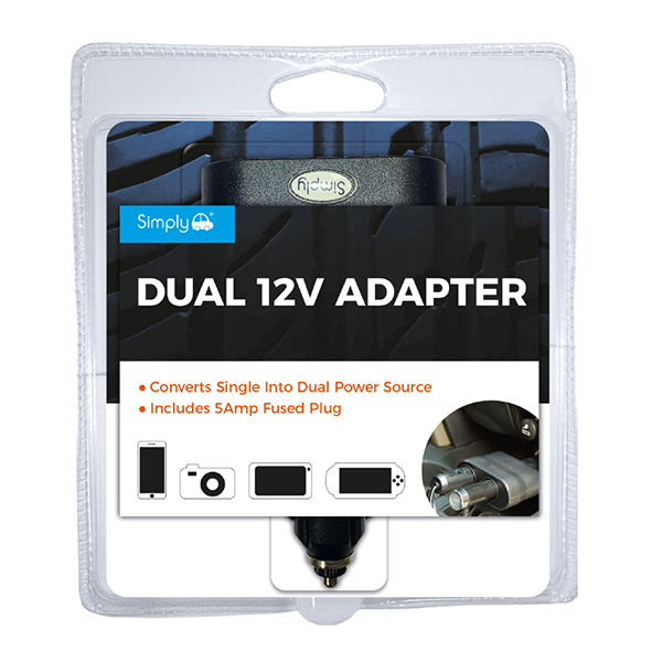 Simply 12V Dual Power Adaptor