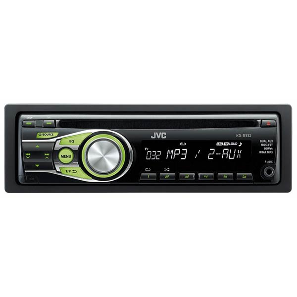 CD Receiver with Dual Aux, Green illumination Review