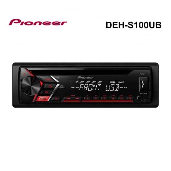 Car Stereo with RDS Tuner, CD, USB and Aux-In., 50W x 4, White Display with Red Review