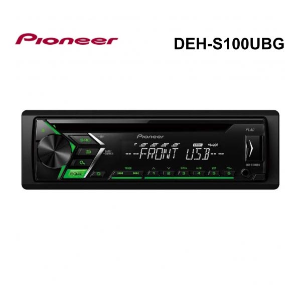 Car Stereo with RDS Tuner, CD, USB and Aux-In., 50W x 4, White Display with Gree Review