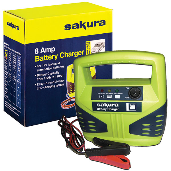 Sakura Battery Charger 8 amp