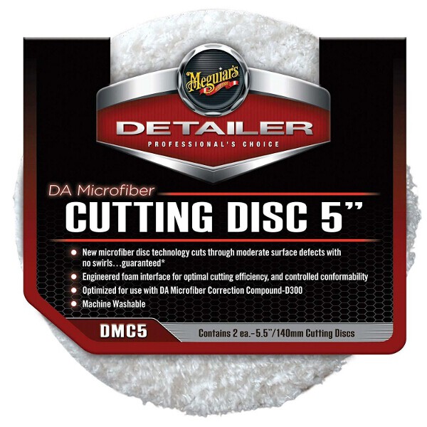 Meguiars Detailer DA Microfiber Cutting Disc 5" (2pcs)