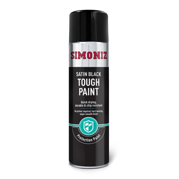 Tough Black Satin Spray Paint 500ml Review