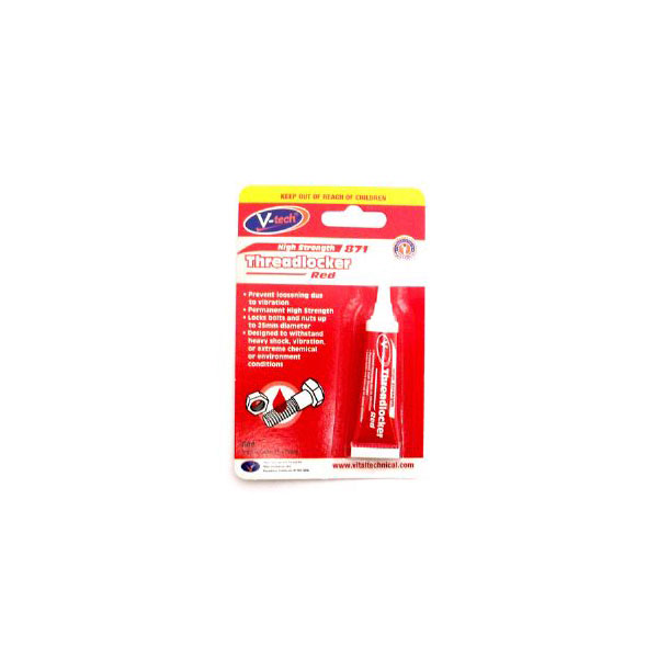 V-Tech High Strength Thread Lock Red6ml Review