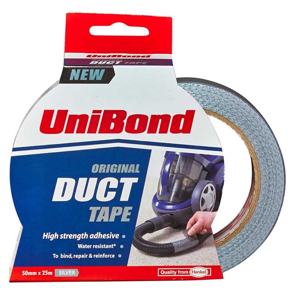 Unibond Duct Tape Silver 50mm x 25m