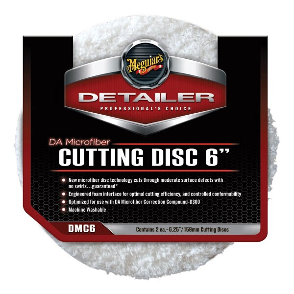 Meguiars Detailer DA Microfiber Cutting Disc 6" (2pcs)