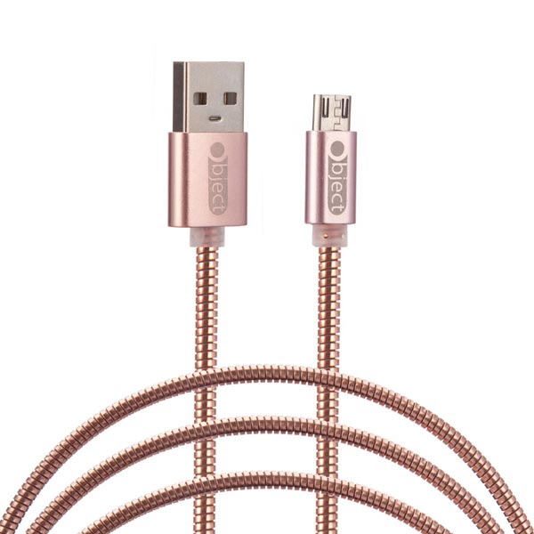 Object Metalic Micro (Android) Cable Rose Gold