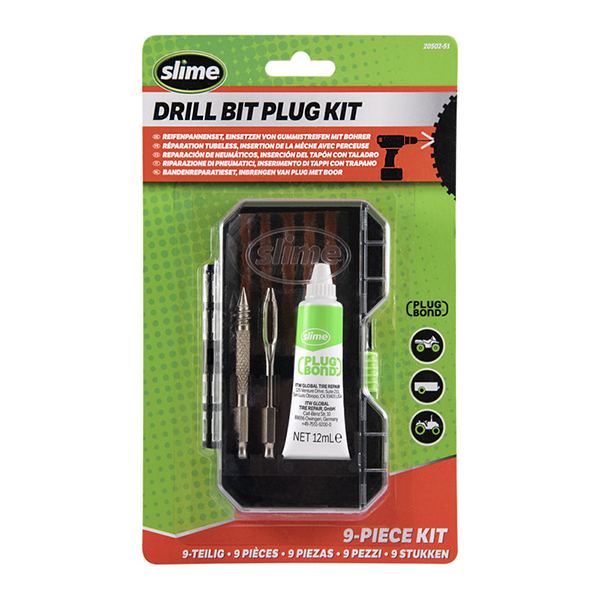 Slime Tyre Drill Bit Plug Kit