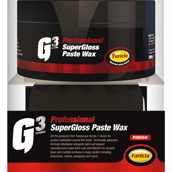 Farecla G3 Pro SuperGloss Paste Wax 200g Car Parts 4 Less