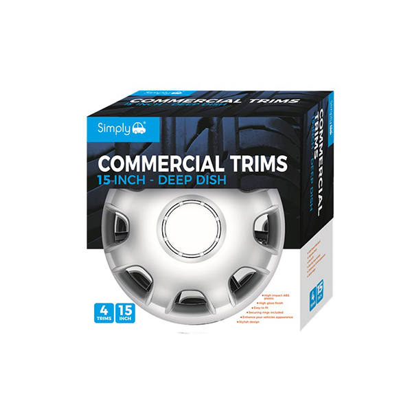 Simply 15" BRAWN COMMERCIAL WHEEL TRIMS