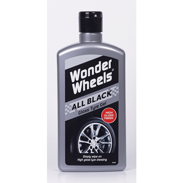Wonder Wheels All Black Tyre Gel 500ml