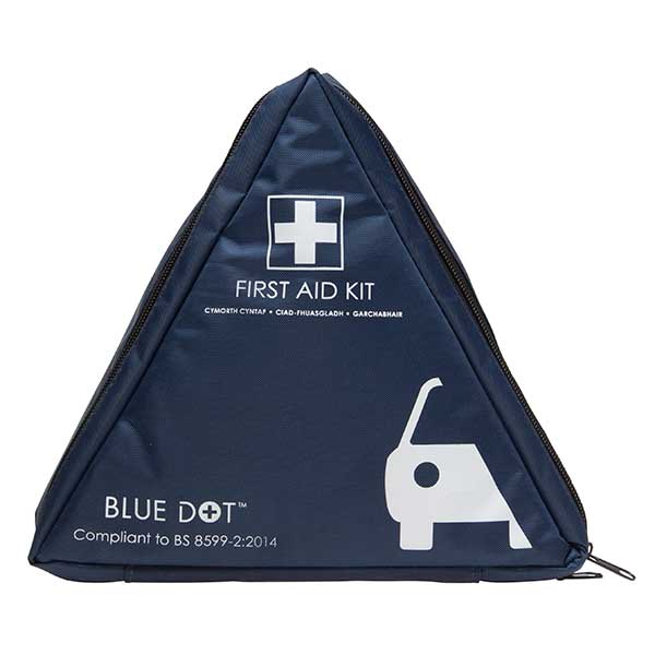 Medium Motor Vehicle First Aid Kit In Triangular Bag BS 8599-2