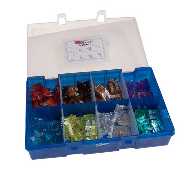 Pearl Box Of 160 Assorted Standard Blade Fuses