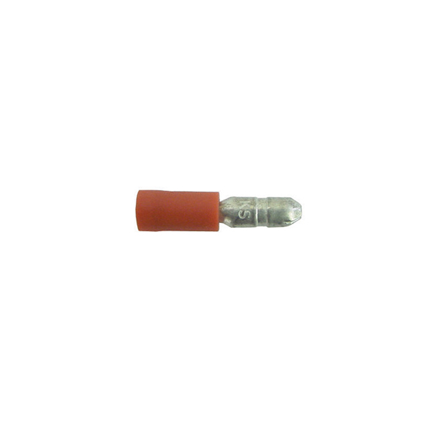 Pearl PK OF 10WIRE CONNECTOR RED BULLET 4MM OD (X