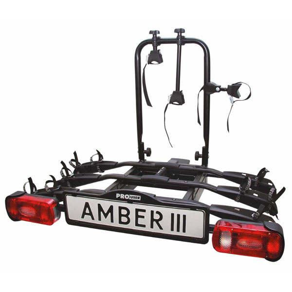 Pro-User Towing Ball Bike Carrier Amber III (3 Bike Capacity)