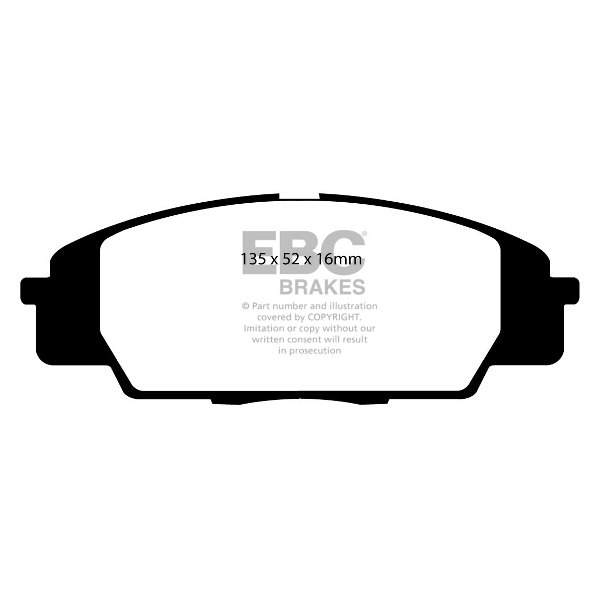 EBC Red Stuff EBC BRAKE PADS (REDSTUFF) HONDA VARIOUS Car Parts 4 Less