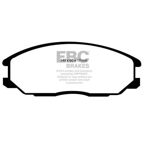 EBC Yellow Stuff Brake Pad | Car Parts 4 Less