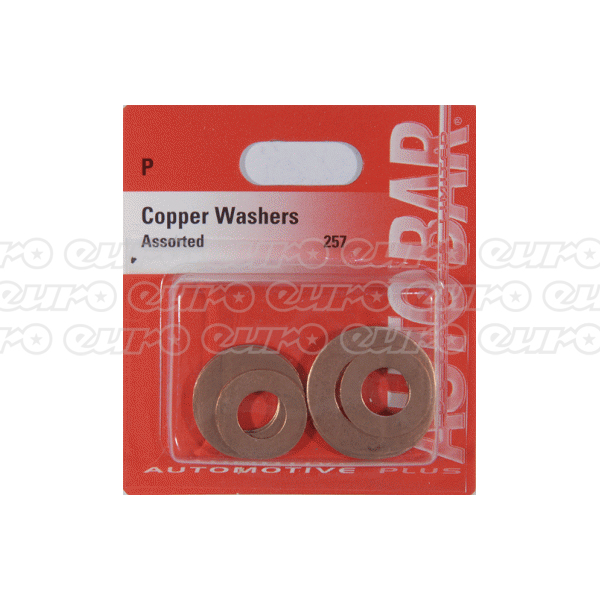 Copper Washers 8,10 & 12mm