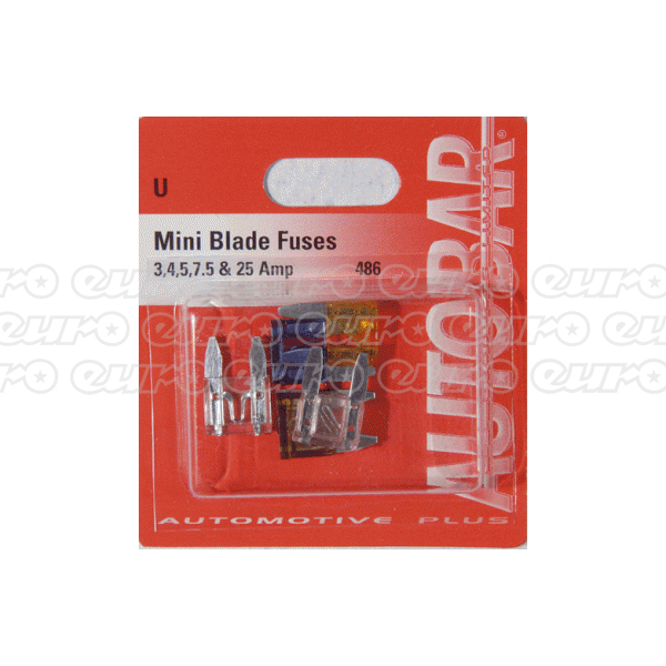 Assorted Mini Blade Fuses